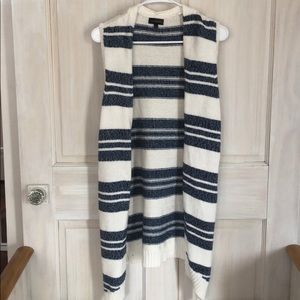 Sweater tank top cardigan